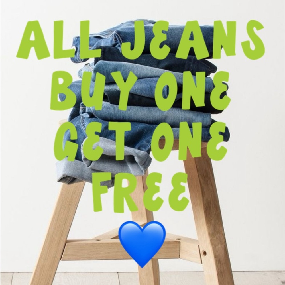 ❤️ JEANS SALE ❤️ BUY ONE GET ONE FREE